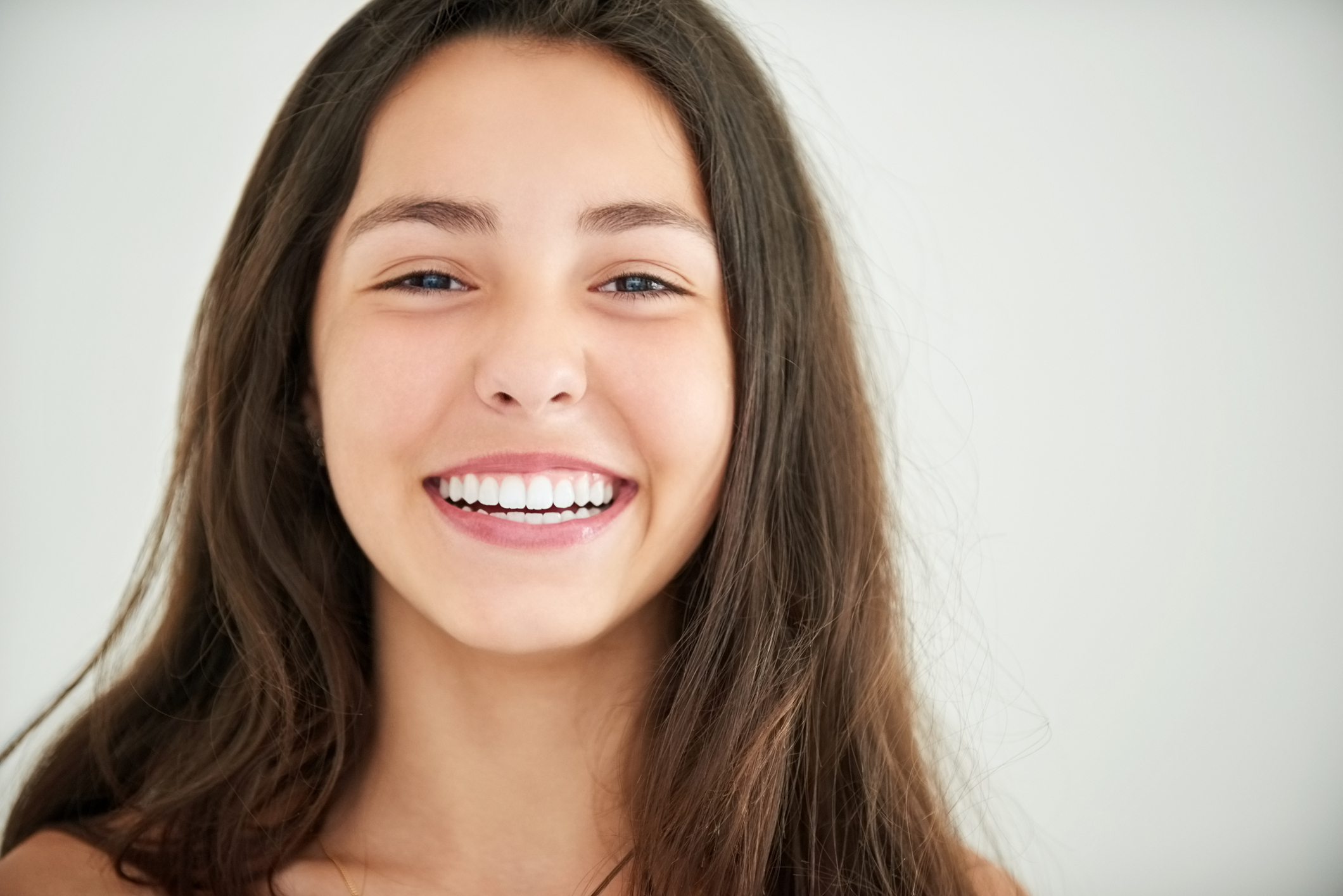 Young woman with beautiful teeth